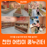 [천안 어린이 꿈누리터] 아이들 눈높이에 맞춘 체험 놀이터