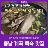 [충남 계곡 백숙 맛집] 이번 주 7월 20일! 초복인 거 아세요?