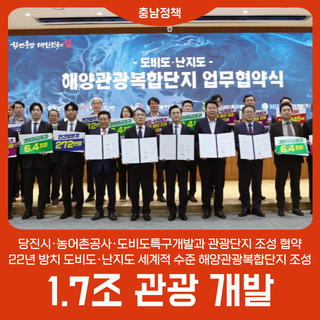 22년 방치 도비도·난지도 ‘1.7조 관광 개발’