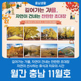 자연이 보내는 알록달록 가을 초대장