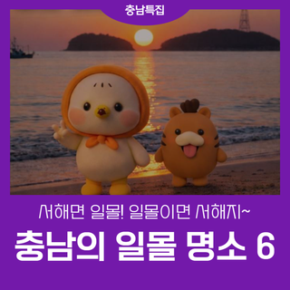 서해 일몰, 여기서 보자! 충남 일몰 명소 6곳 총정리