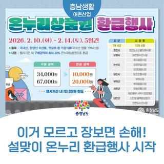 설 장보기 전 꼭 보세요! 수산물 사면 최대 2만원 돌려받습니다