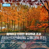 단풍 명소 '장태산자연휴양림' 11월 가을철 교통대책 추진