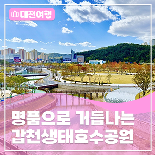 명품으로 거듭나는 갑천생태호수공원!