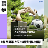 [2025년 8월 셋째 주] 이번 주 수원 스포츠 경기 & 문화 행사 일정 안내
