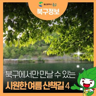 북구에서만 만날 수 있는 시원한 여름 산책길!