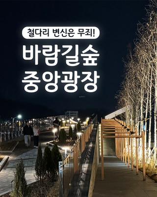 [원주 가볼 만한 곳] 힐링 공간으로 재탄생한 '치악산 바람길숲 중앙광장'