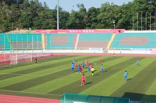 ‘K4리그 1위’ 여주FC, 평창유나이티드축구클럽에 1:2 석패