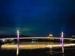 여주에 이런 야경이? 남한강출렁다리 빛의 숲에서 만난 감동의 순간들