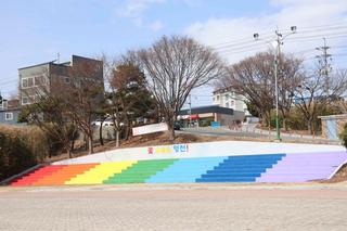 영천 강변공원 자전거를 타거나 산책하기 좋아요.