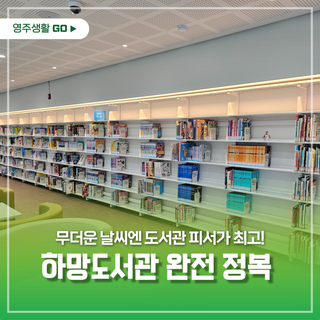 무더운 날씨엔 도서관 피서가 최고! 하망도서관 완전 정복
