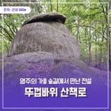 가을 바람 따라 걷는 영주 뚜껍바위 산책로