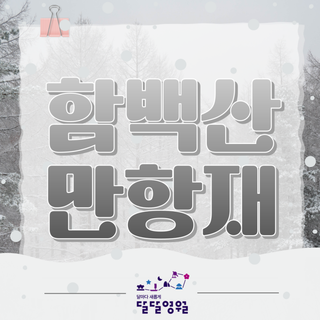 영월 겨울 여행지, 함백산 만항재