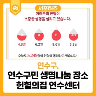 연수구민 생명나눔 장소, 헌혈의 집 연수센터