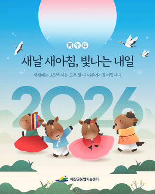 새날 새아침, 빛나는 내일 丙午年 2026 병오년