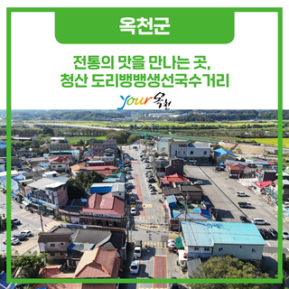 전통의 맛을 만나는 곳,  청산 도리뱅뱅생선국수거리