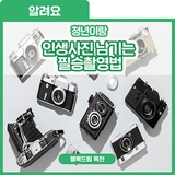 하나~둘~셋~!!! 김치치즈스마일~ [청년이랑/취미-정책 연결고리 6회차 : 인생사진 남기는 필승 촬영법] 참가자 모집