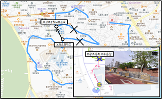 마을버스 용산 01번 노선 단축 운행 안내