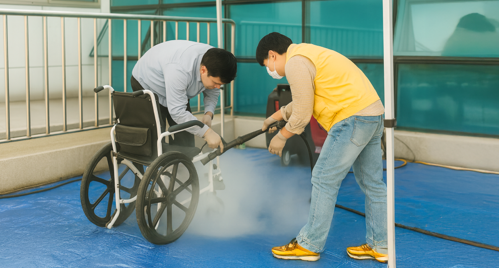 모두의 자유로운 이동을 위한 한발짝, 보장구 클린서비스