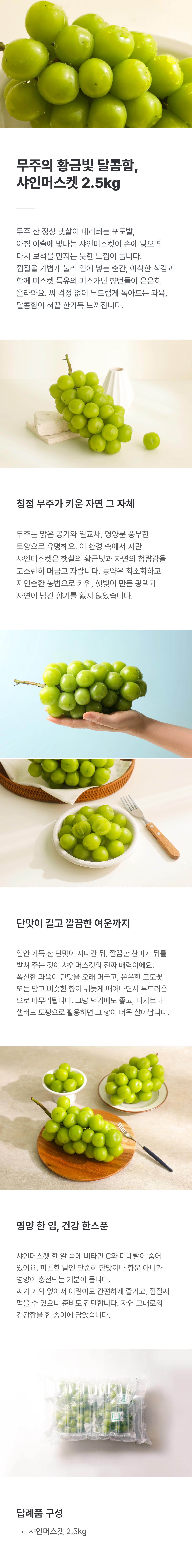 샤인머스켓 2.5kg