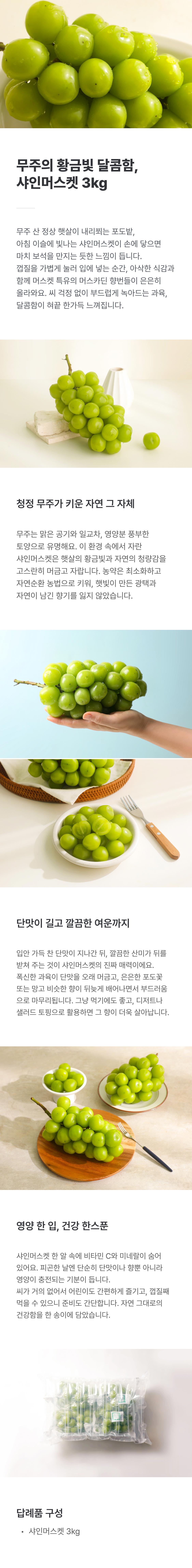 샤인머스켓 3kg