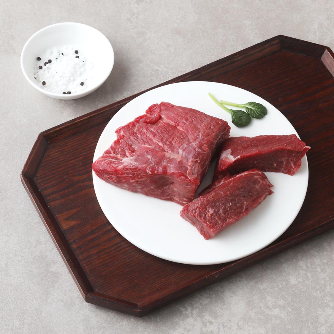 보드런한우 1등급 실속 국거리용(총 600g), 단품 구이용(250g)