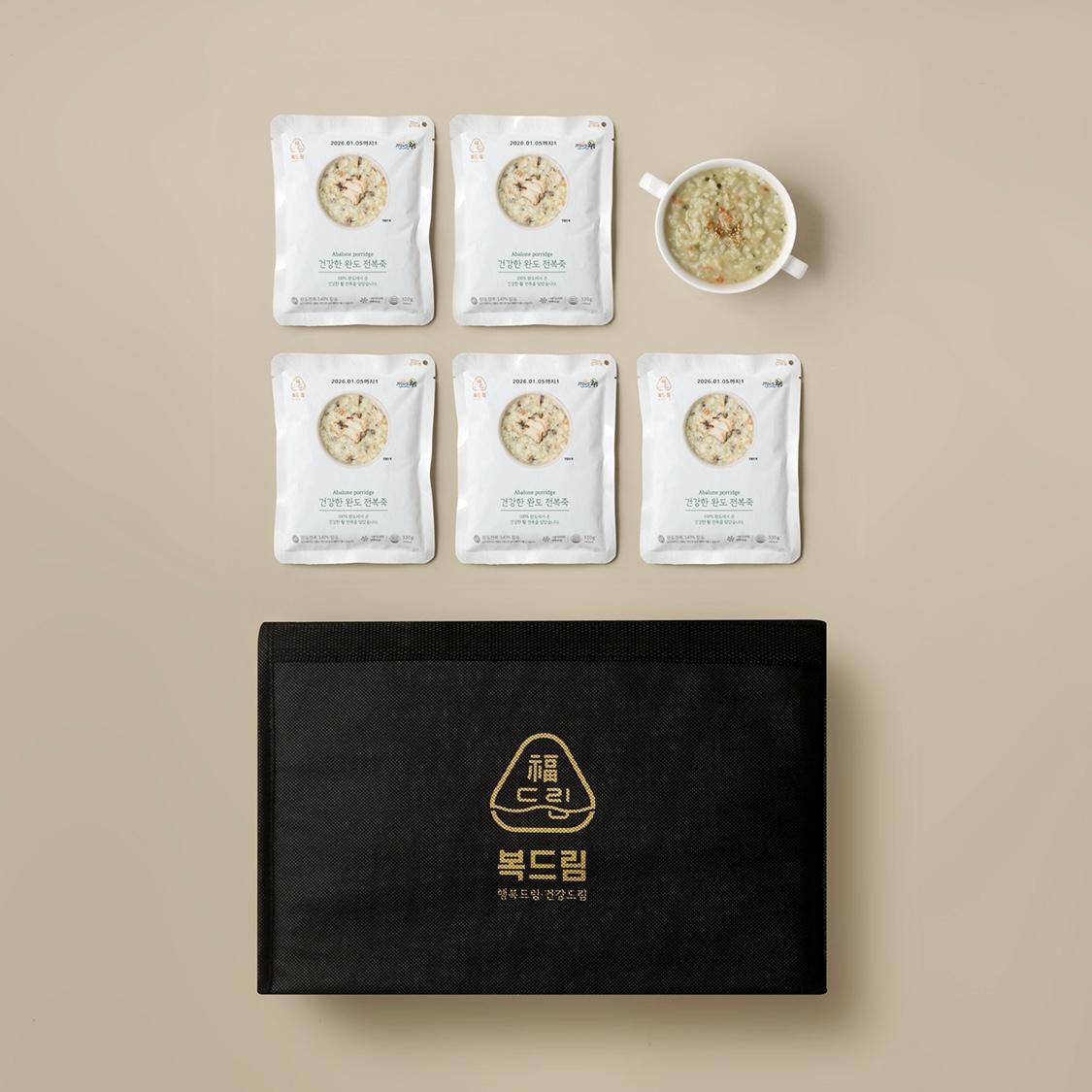 복드림 전복죽 선물세트 (전복죽 5개 + 선물포장)