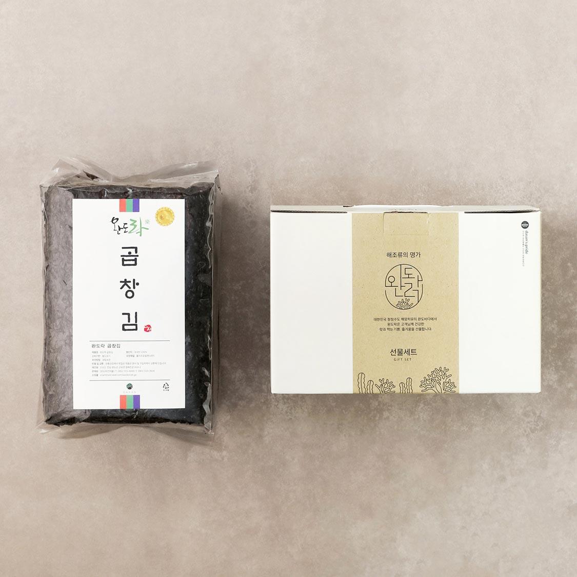 완도락 2025년  햇곱창김 100장