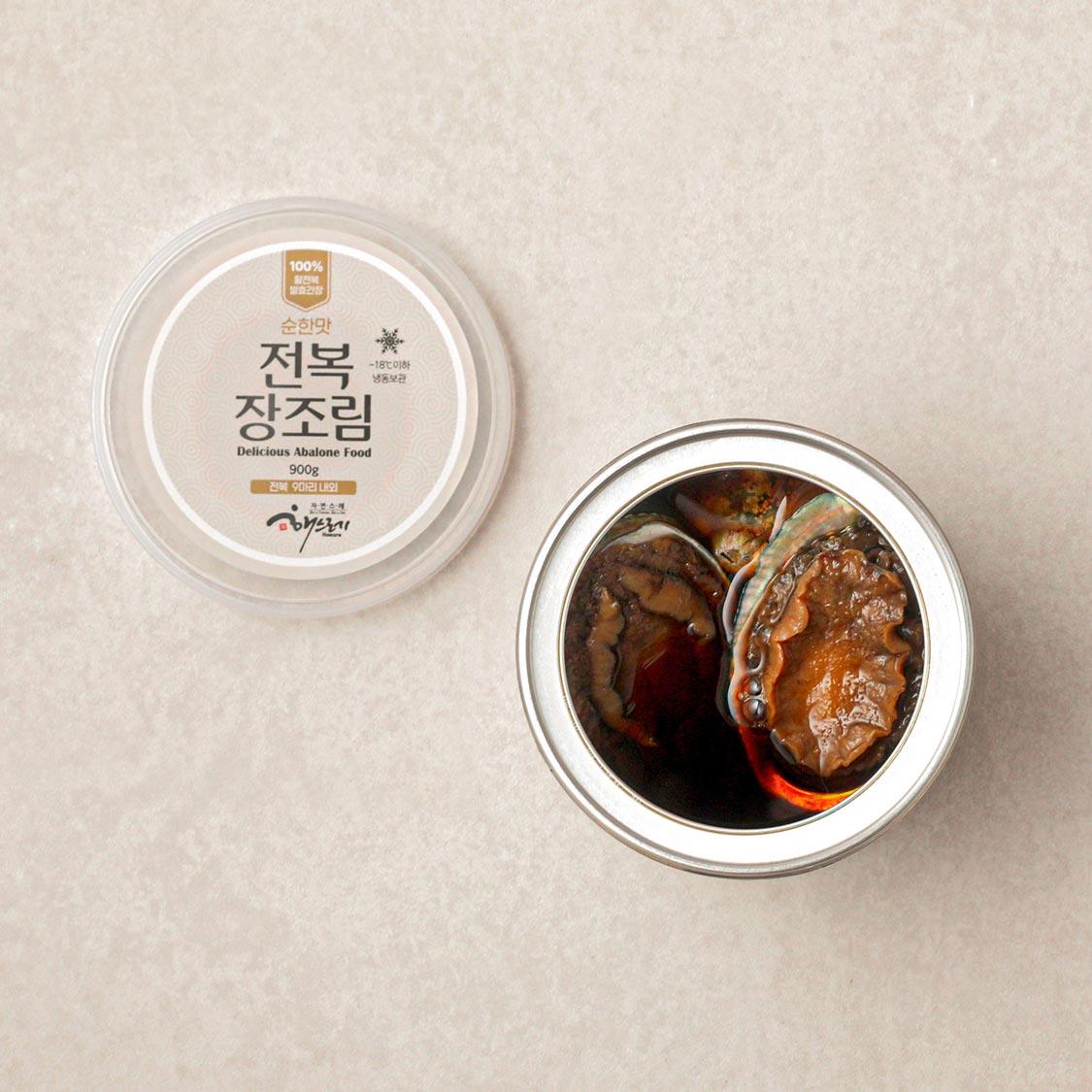 100% 발효간장 전복장 900g (순한맛/매운맛 택1)