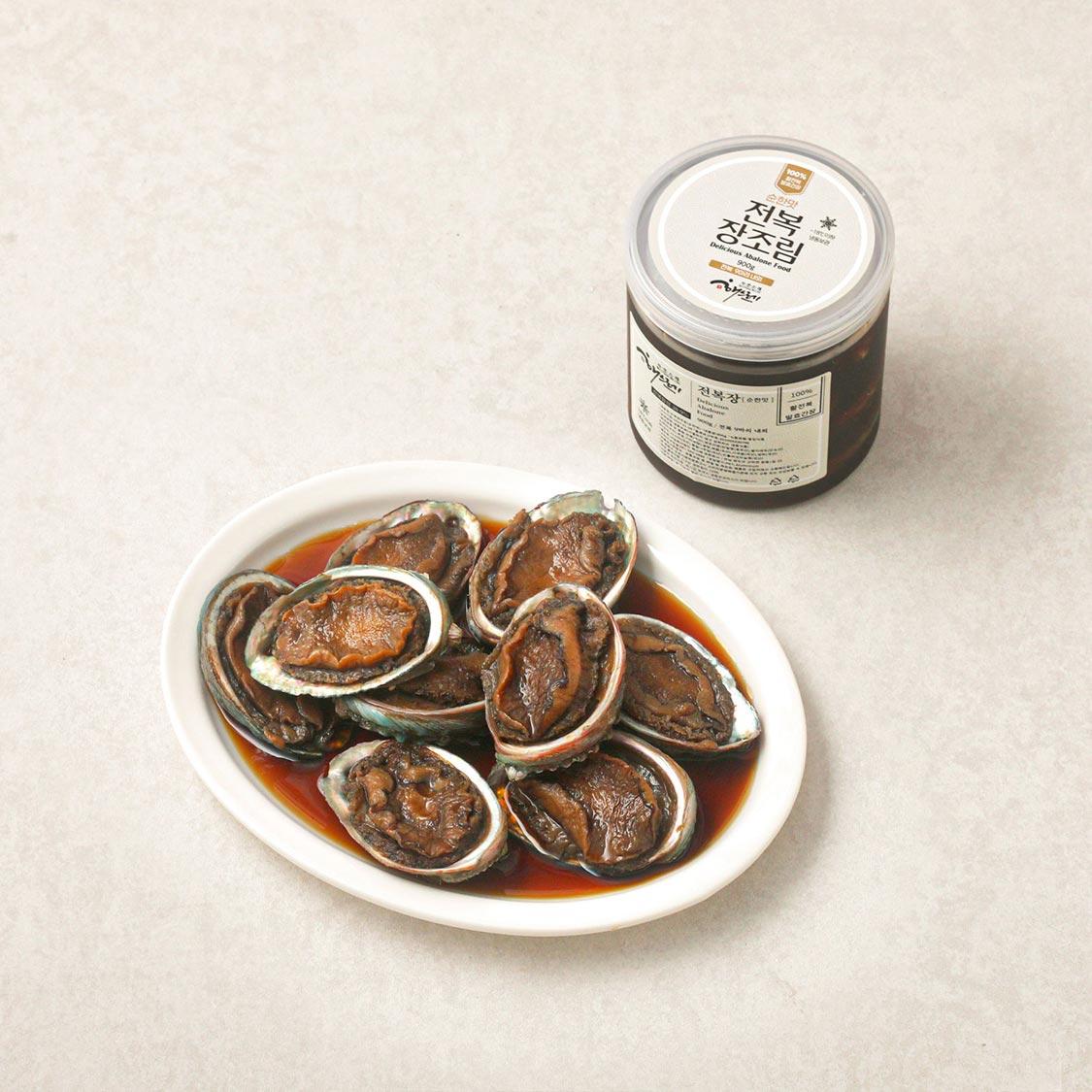 100% 발효간장 전복장 900g (순한맛/매운맛 택1)