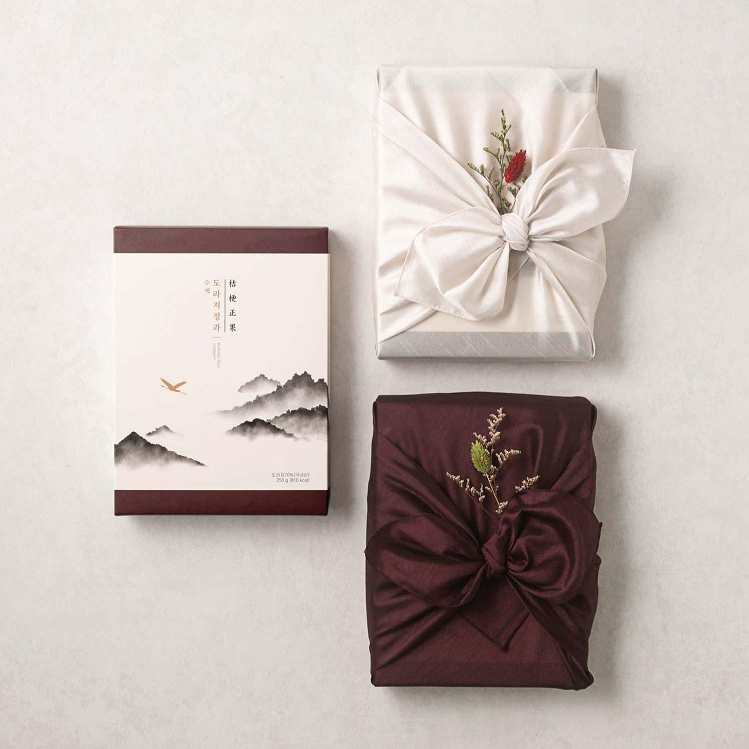 수제 도라지정과 250g (고급보자기 포장)