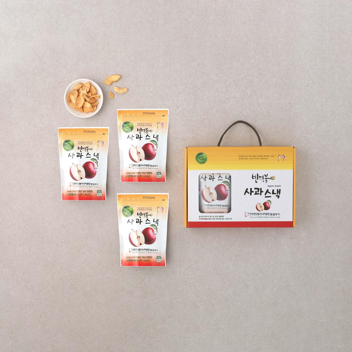 반딧불 사과스낵 선물세트 (4개입)