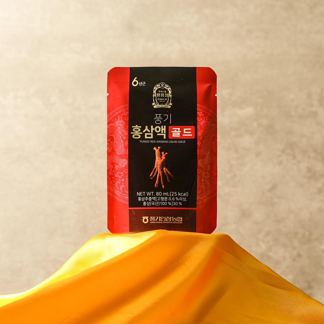풍기 홍삼액 골드 80ml × 30포