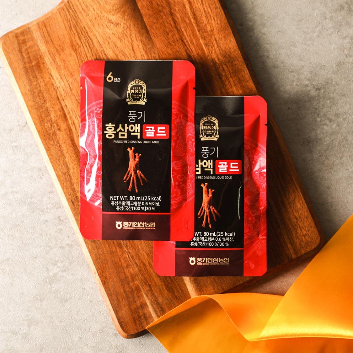 풍기 홍삼액 골드 80ml × 30포