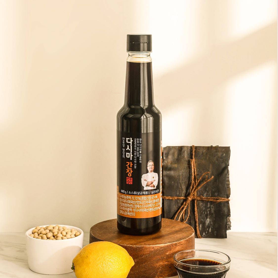 명장 안유성, 다시마 발효 간장&식초 (각 660g)