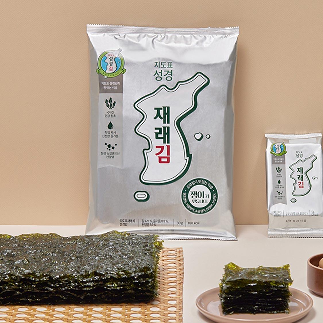 지도표 성경김_재래전장김 30g × 20봉