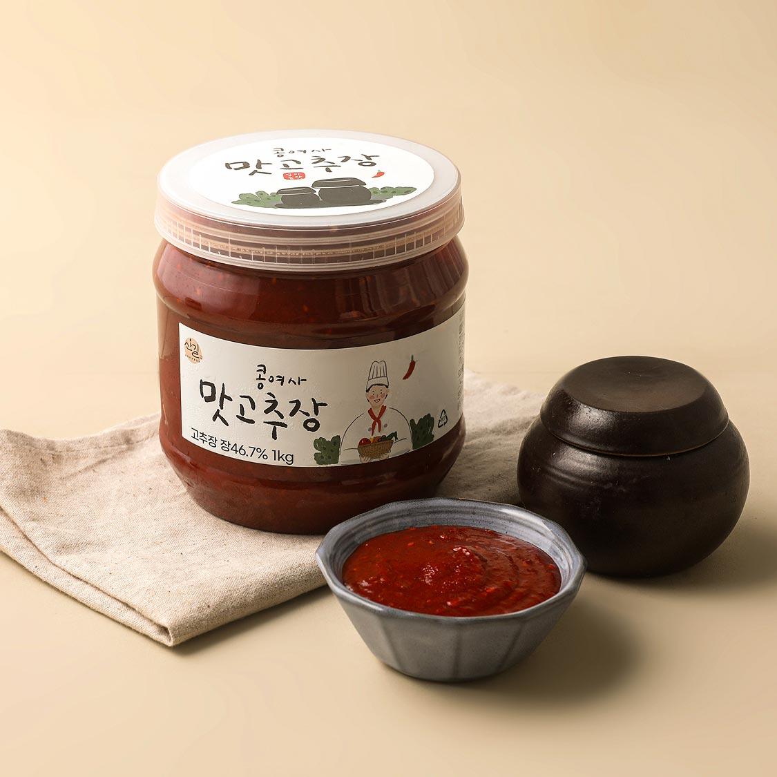 콩여사 된장찌개장1kg + 맛고추장1kg
