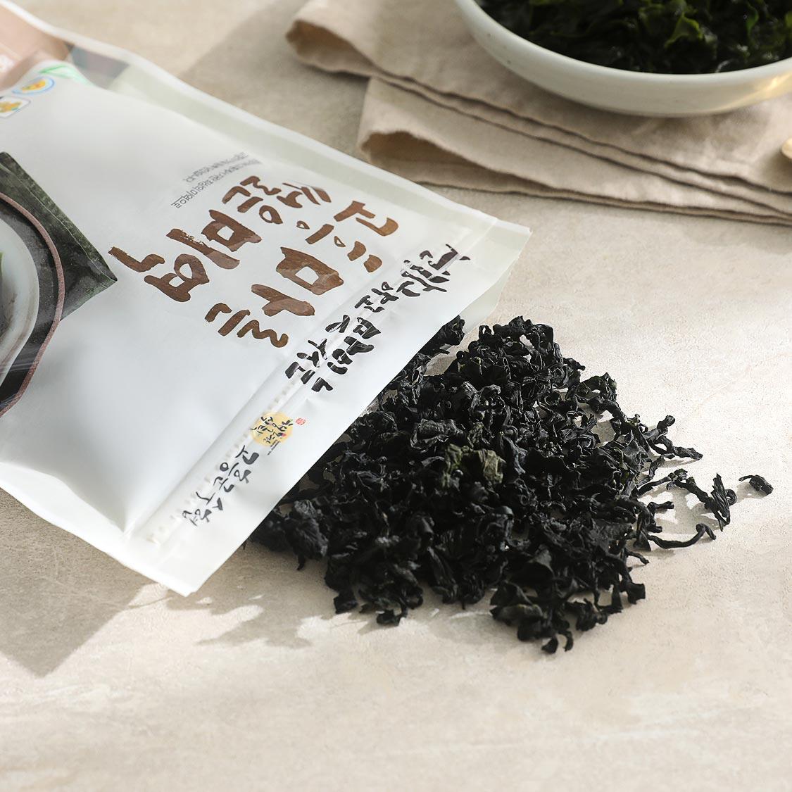 고흥군수협 마른썰은미역 (80g-1봉 × 10) 자른미역/건미역/봉지미역