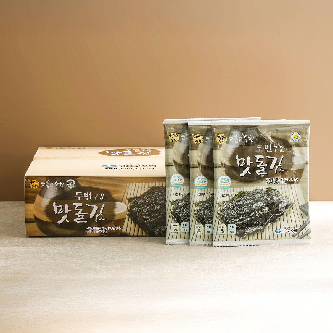 두번구운맛돌김(전장) 7매 × 20봉