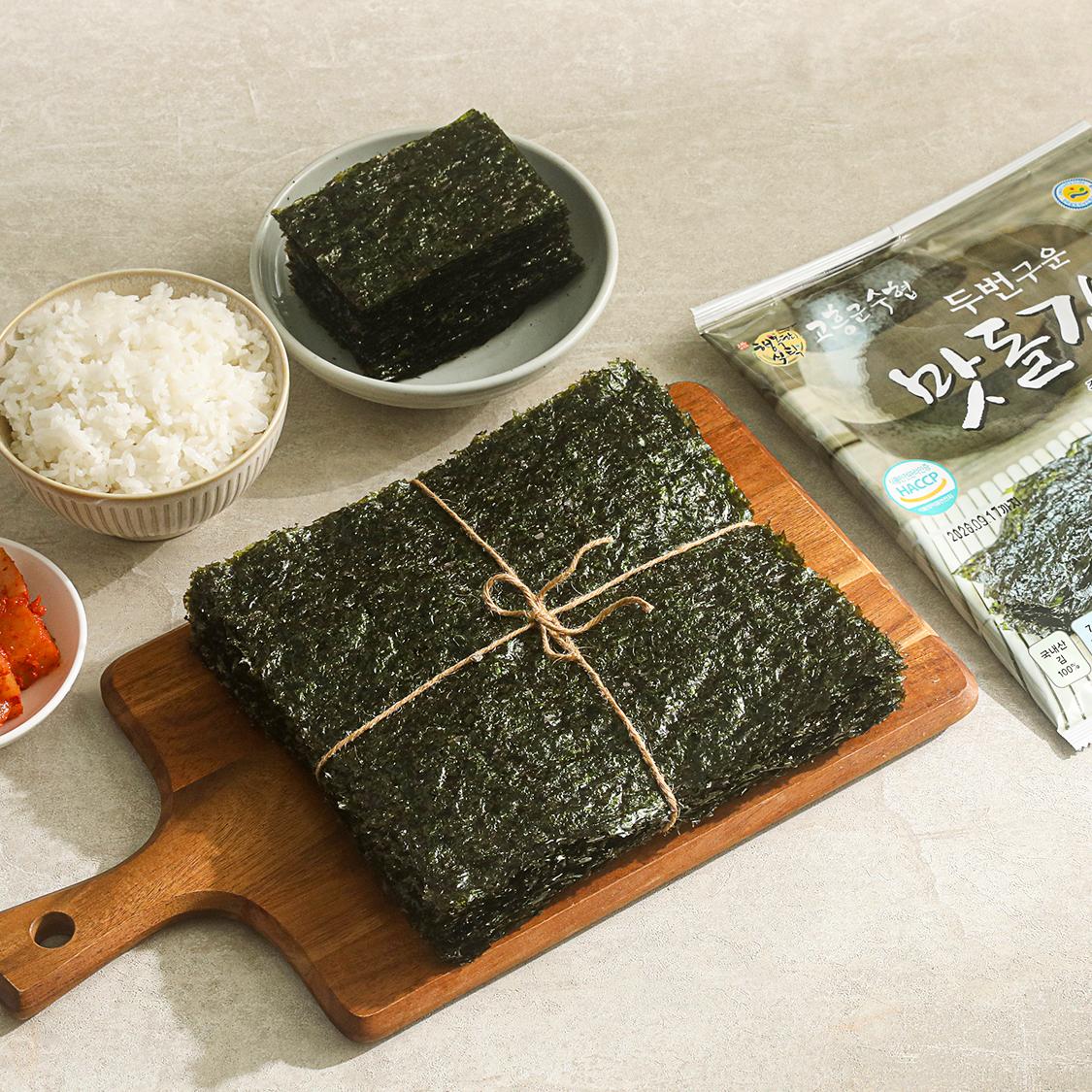 두번구운맛돌김(전장) 7매 × 20봉