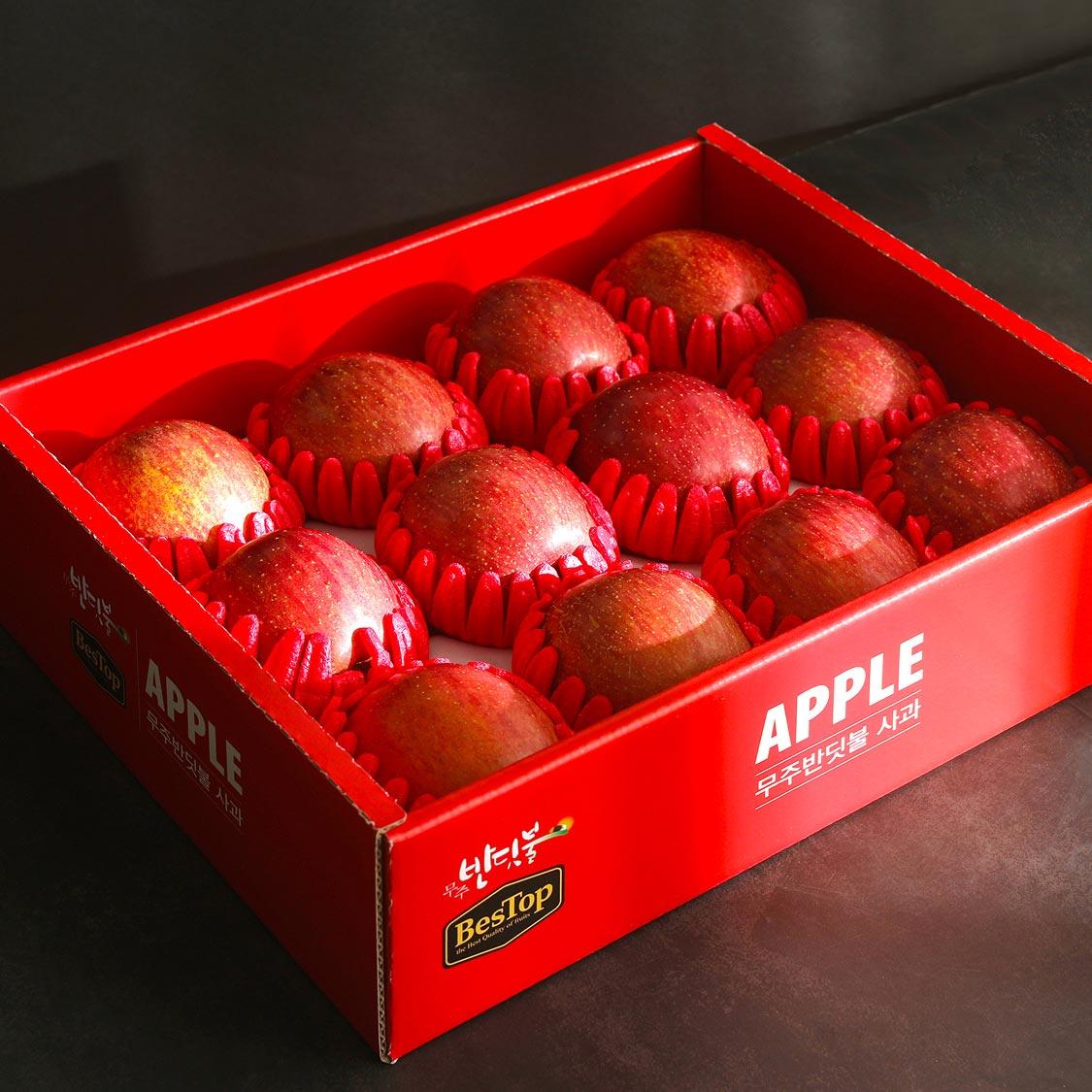 [선물용] 무주 반딧불 부사 3kg(12과)