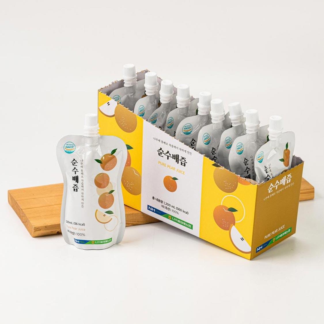 나주배 100% 착즙 배즙(순수&도라지) 30포