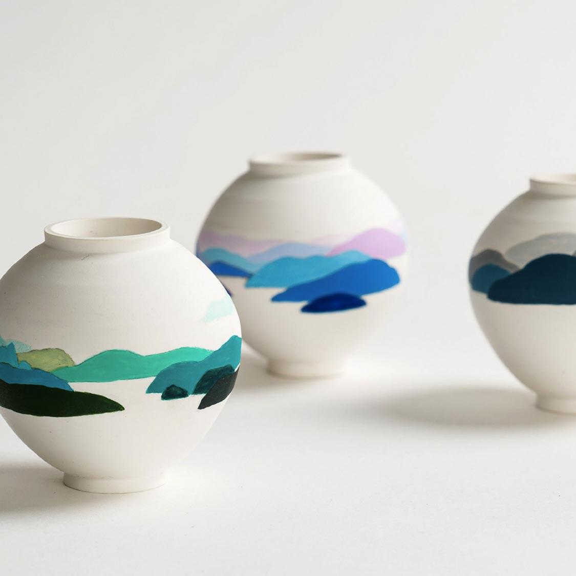 달항아리 인센스 홀더 세트(베이직, 305g)