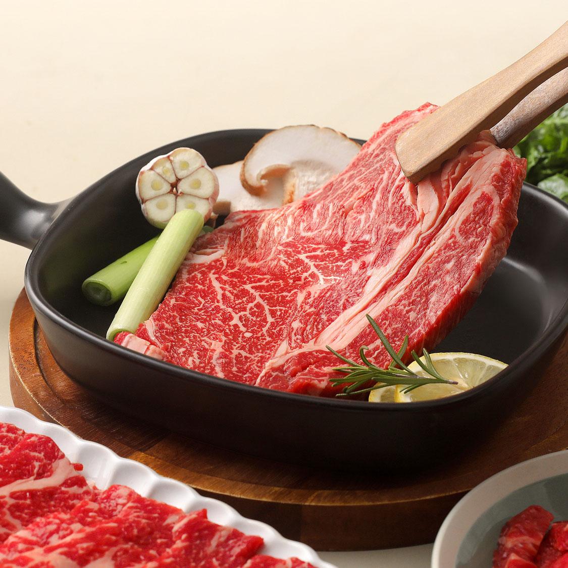 [EVENT] 영암매력한우 1등급이상 한우꽃등심 250g + 국거리/불고기 200g 랜덤 추가 증정