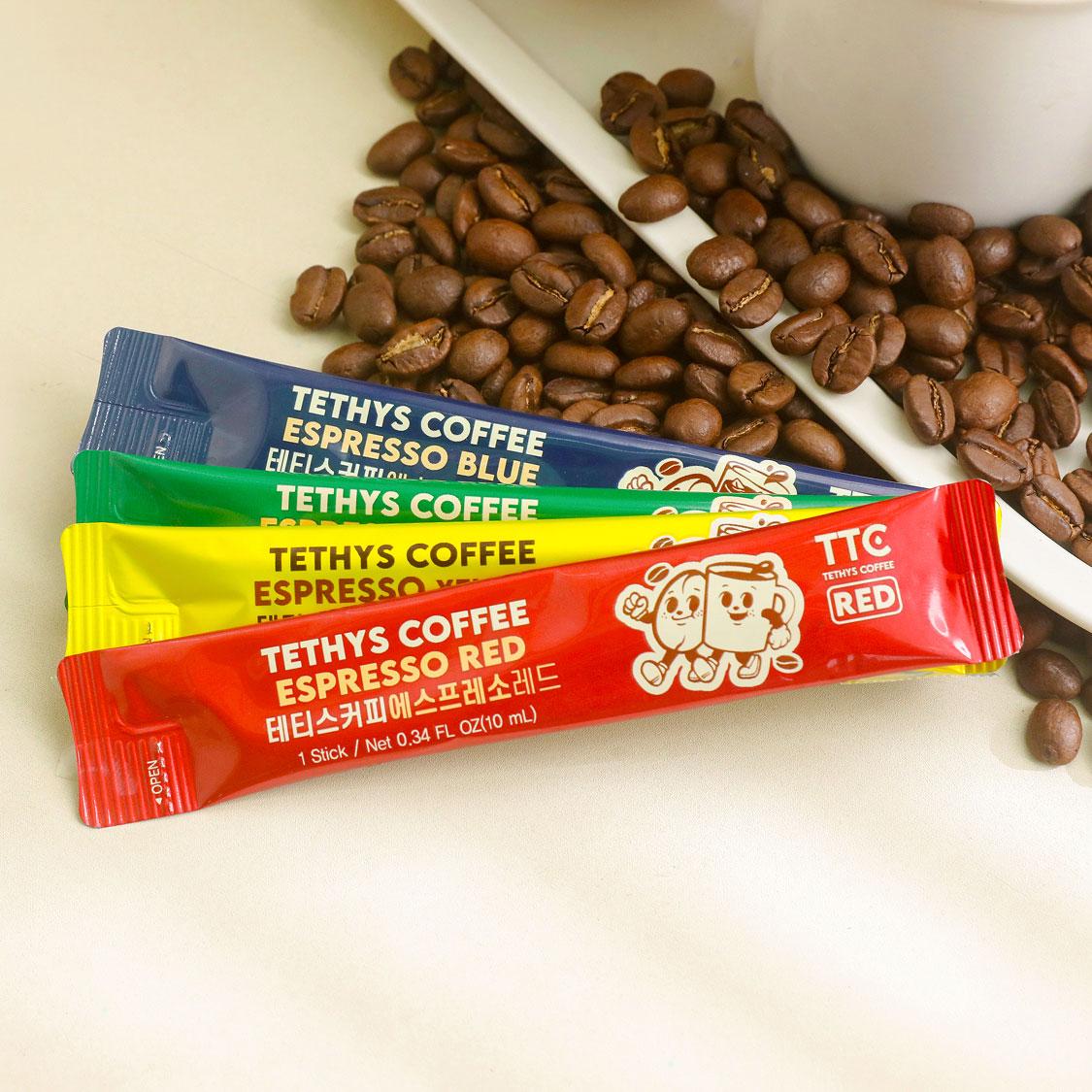 테티스커피 에스프레소 대용량 100포 4종