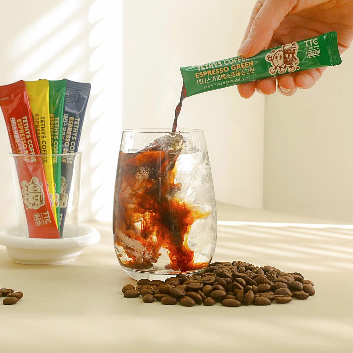 테티스커피 에스프레소 대용량 100포 4종