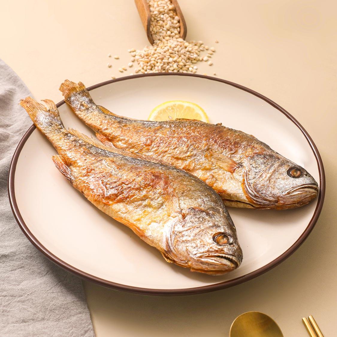 찐보리굴비 2미(28cm내외) + 가정용굴비 6미(70g)