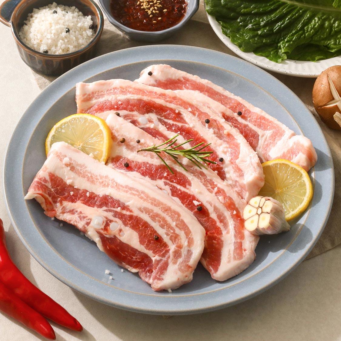 [EVENT - 3월 6일까지] 한돈 냉장 삼겹살 1.2kg+300g 추가증정