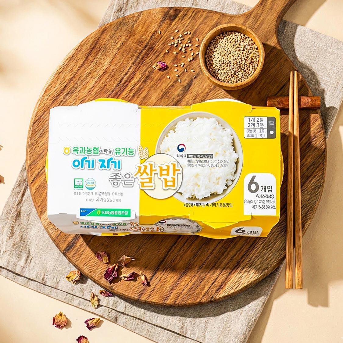 유기농 아기자기좋은쌀밥 즉석밥(210g × 24개입)