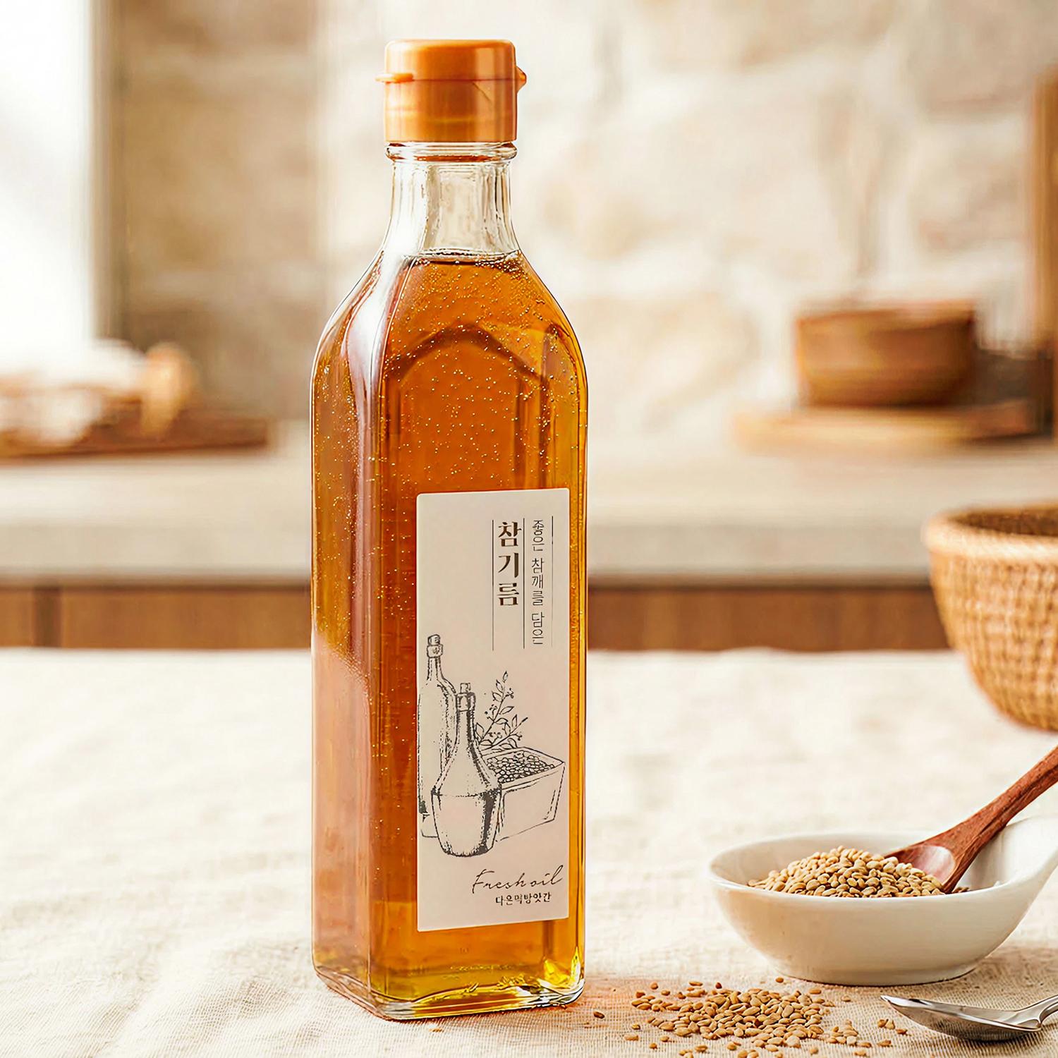 다온떡방앗간 국산참기름 300ml